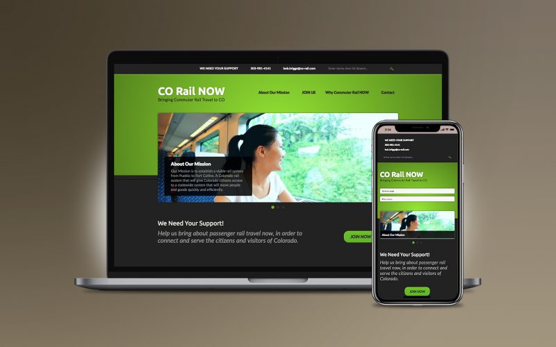CO Rail Now Website