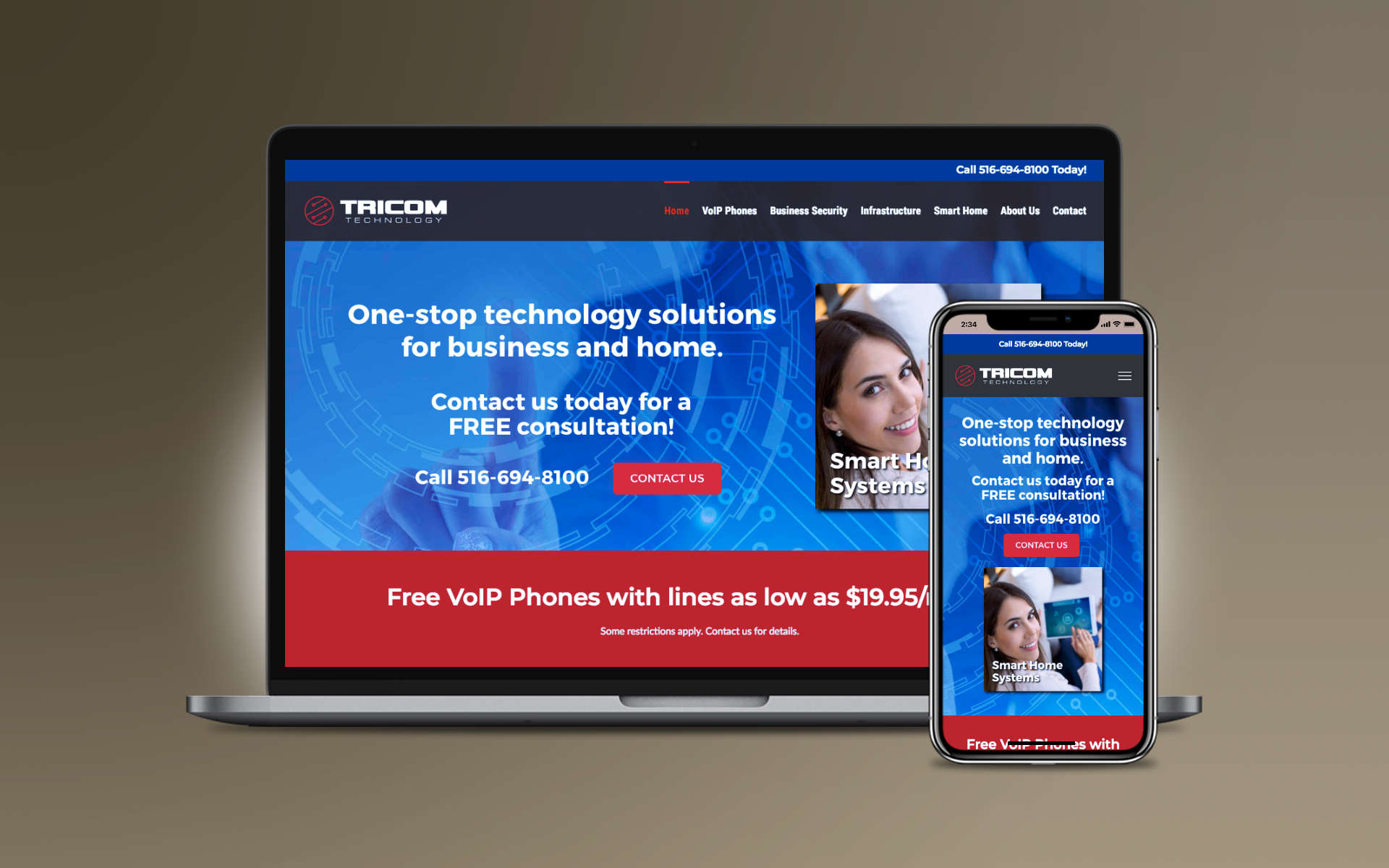 Tricom Technology Website